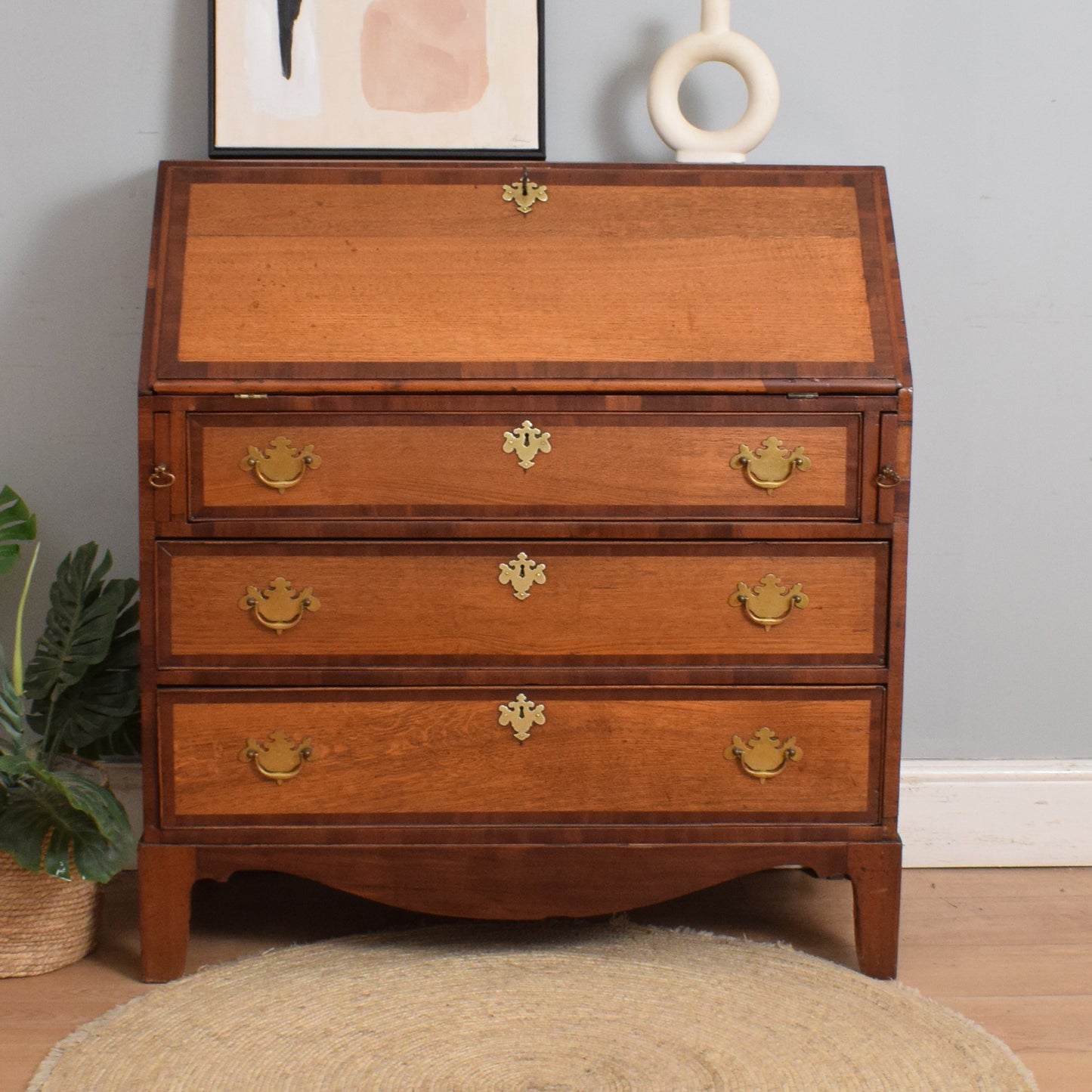 Georgian Oak Bureau