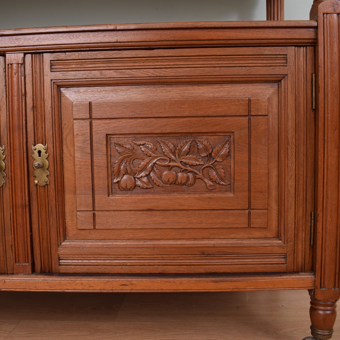 Mahogany Sideboard with Intricate Carvings