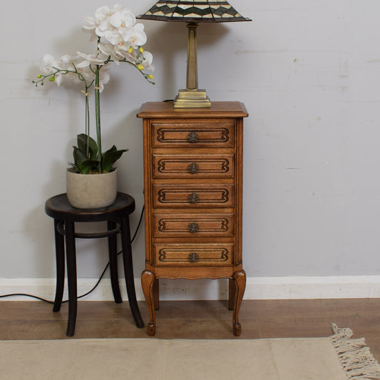 Narrow French Chest Of Drawers