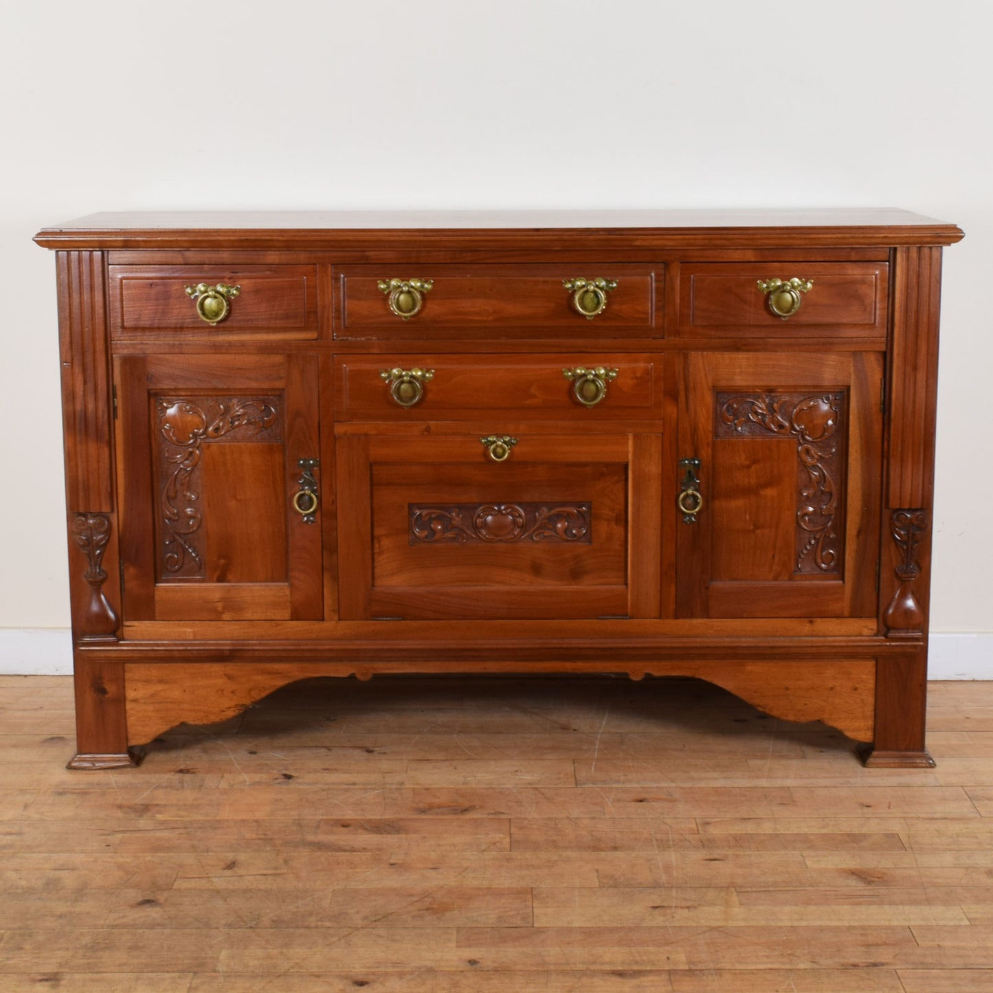 Carved Oak Sideboard