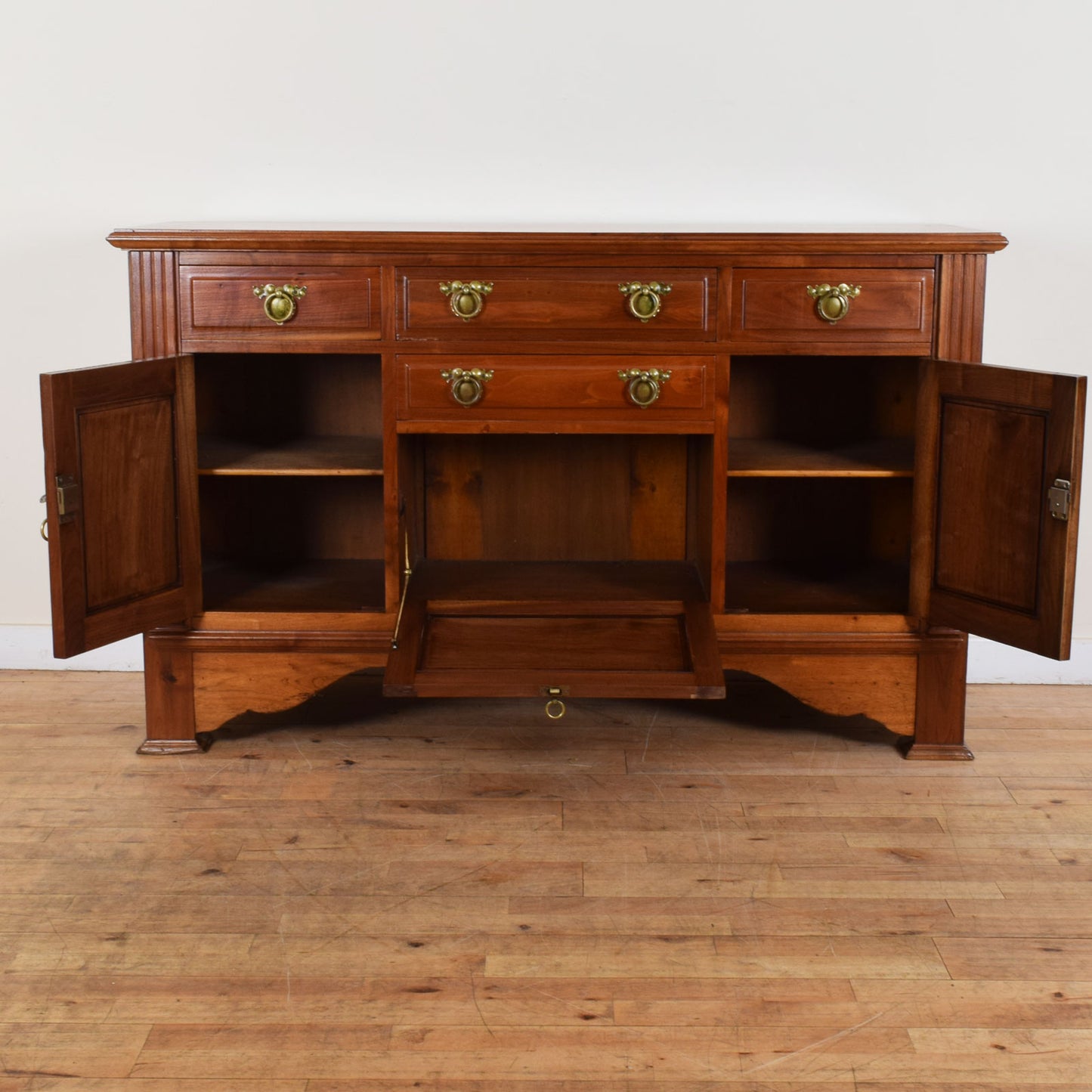 Carved Oak Sideboard