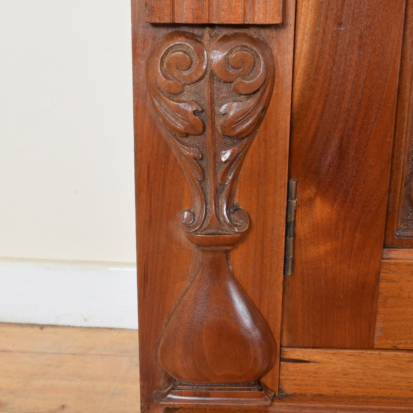 Carved Oak Sideboard