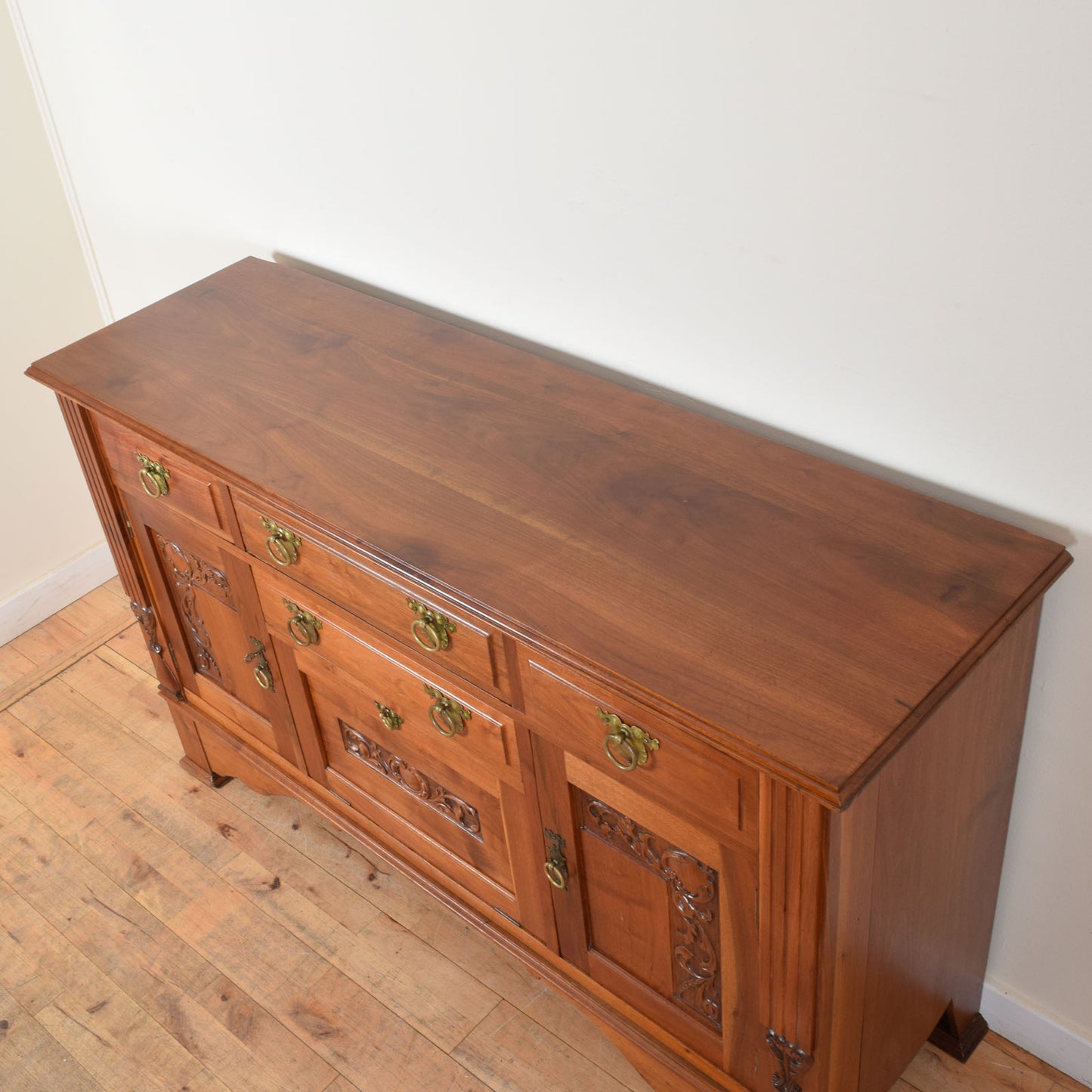 Carved Oak Sideboard