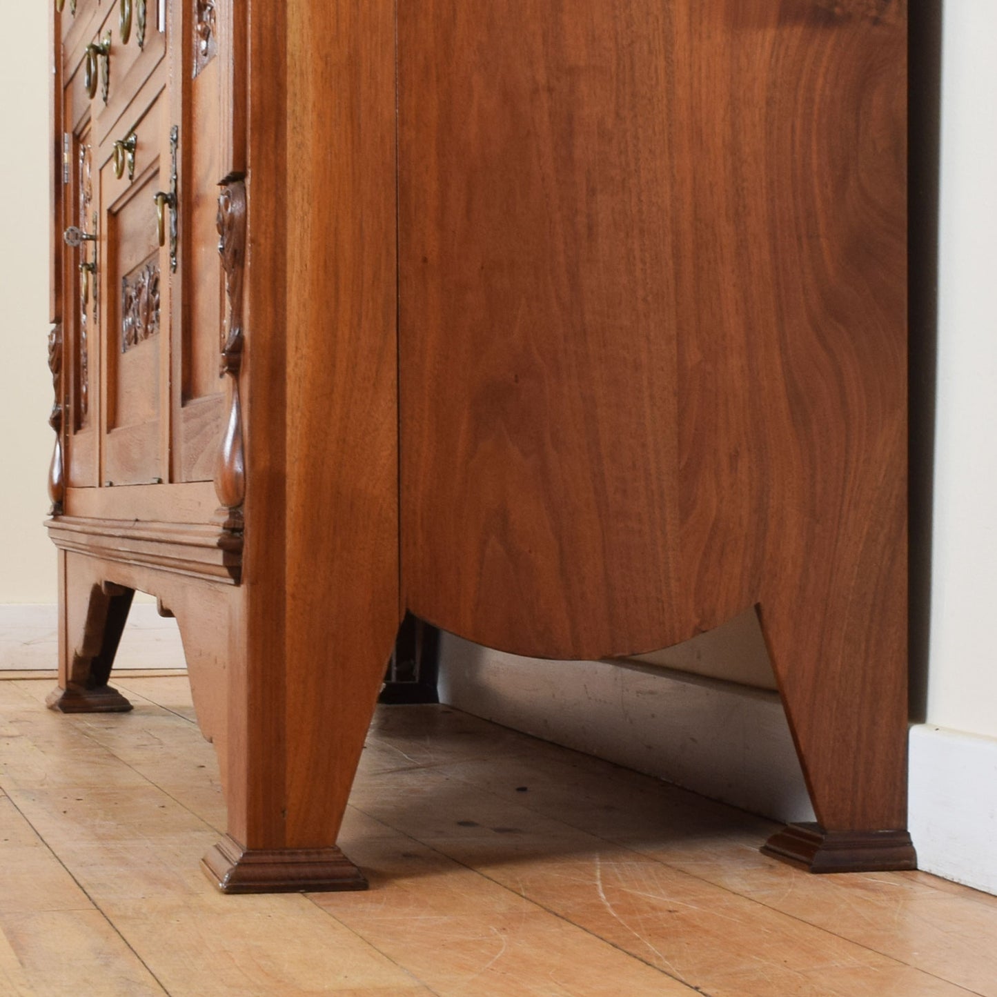 Carved Oak Sideboard