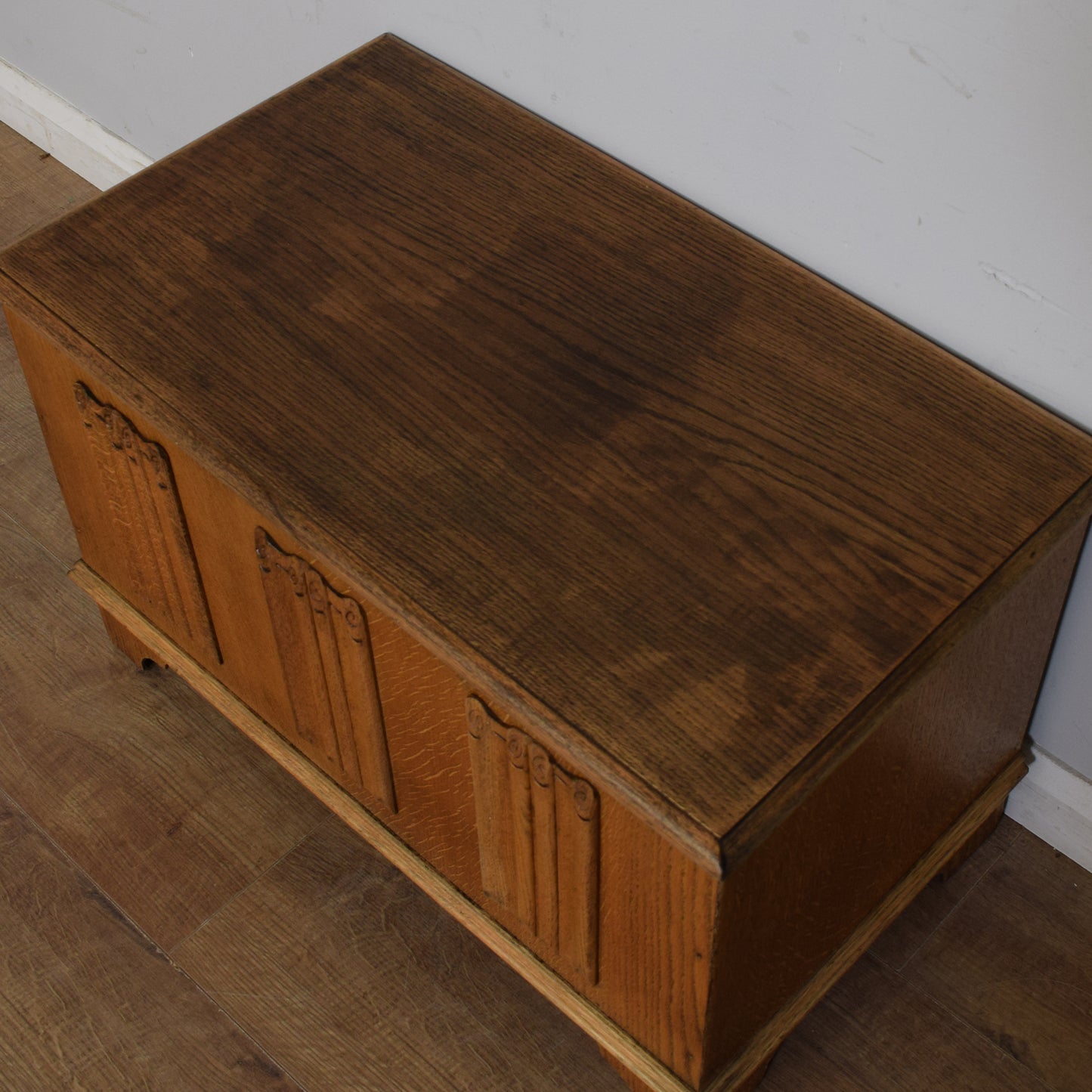 Restored Oak Small Storage Box